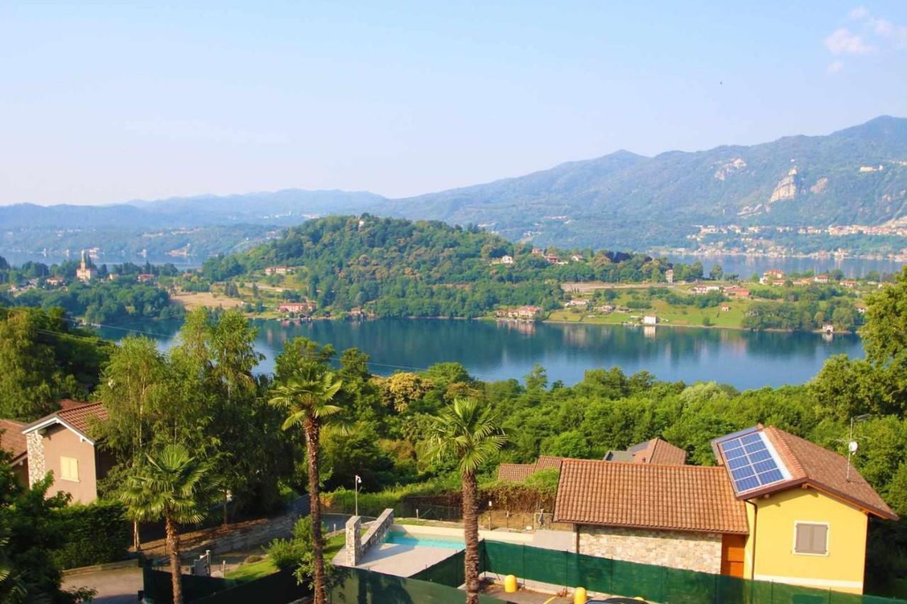 Domus Cusiana Complesso Vista Lago E Piscina Miasino المظهر الخارجي الصورة