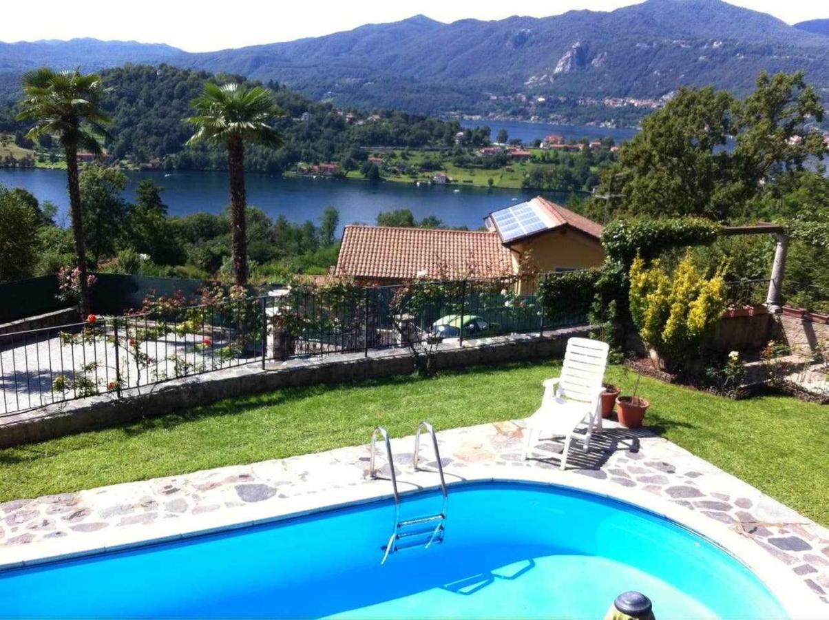Domus Cusiana Complesso Vista Lago E Piscina Miasino المظهر الخارجي الصورة
